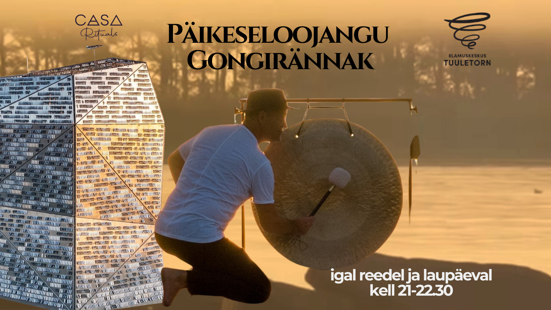 Päikeseloojang Tuuletornis